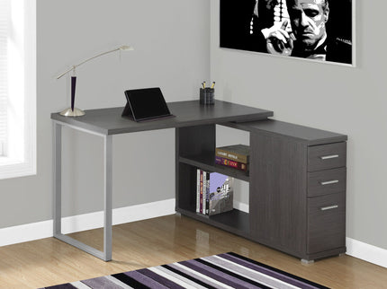 Computer Desk, Home Office, Corner, Left, Right Set - Up, Storage Drawers, L Shape, Laptop, And Contemporary & Modern