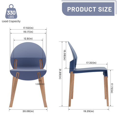 4 Piece Set Of Single Chairs With Long Table
