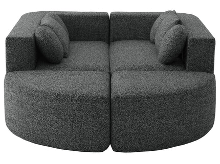 Boneless - Couch Modular Sectional Sofa With Deep Seating And Curved Design