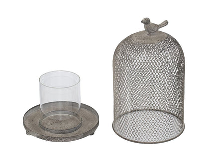 Ophira Sparrow Candle Holders (Set of 2) - Antique Gray