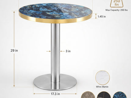 Elegant Modern Round Bistro Table