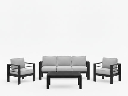 Outdoor Patio Set, All-Weather With Thick Cushions