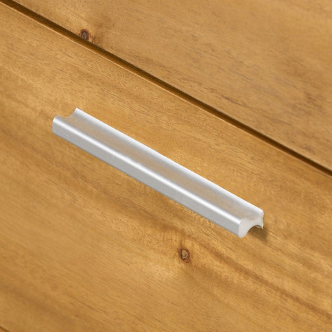 6 Drawer Dresser - Natural Wood / Brown