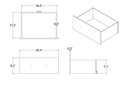 Adelaide - Nightstand With Spacious Storage