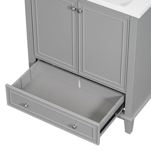 Modern Bathroom Vanity Base Only With Doors And Drawer