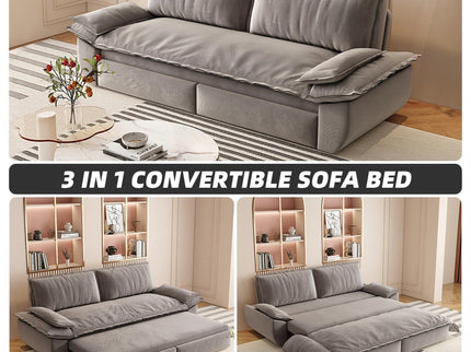 Queen Pull Out Bed, 3 In 1 Convertible Sleeper Sofa