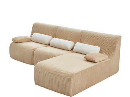 Oversized Sectional Sofa, Living Room Seating With Modular Design