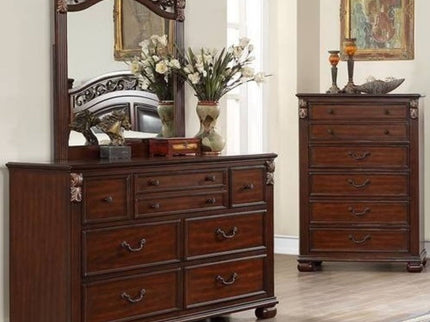 1 Piece Dresser - Cherry