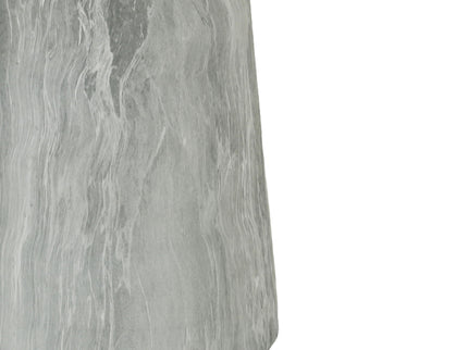 Round Outdoor End Table - Marble