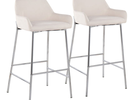Daniella - Contemporary Fixed Height Bar Stool (Set of 2)