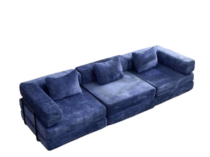 Convertible Floor Sofa Bed, Boneless Modular Sectional Sofa For Living Room