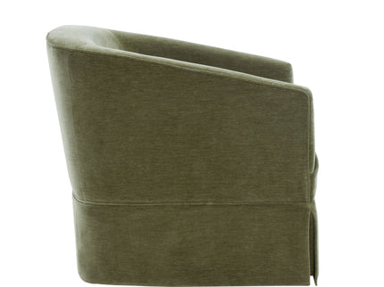 Elm - Skirted Swivel Chair