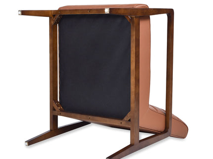 Kenneth - Modern Transitional Lounge Accent Chair - Brown