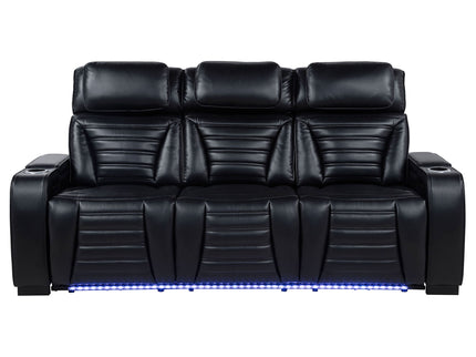 Isadora - Power Reclining Sofa With Dual Independent Recline - Black
