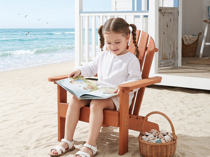 Kids Adirondack Chair For Indoor And Outdoor Use - Red