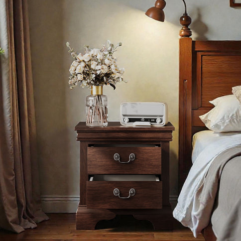 Nightstand With 2 Drawers