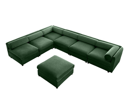Modern Modular Sectional Sofa With Storag, Contemporary Cylindrical Design