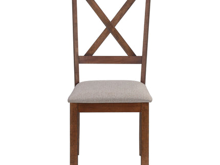 Dining Chair Side, Upholstered For Dining Room, Transitional (Set of 2)