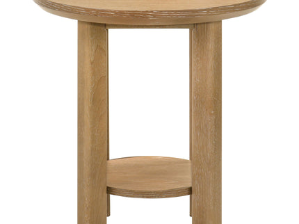 Crispin - Round Table With Lower Shelf