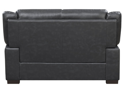 Jacob - Loveseat With Pillow Top Arms Upholstery - Gray