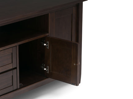 Warm Shaker - TV Media Stand Handcrafted - Tobacco Brown