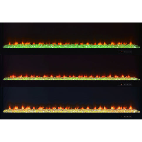 TV Stand Fireplace Console With Bluetooth Speaker