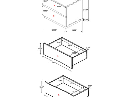 Beverly - 5 Piece Eastern King Bedroom Set - Walnut