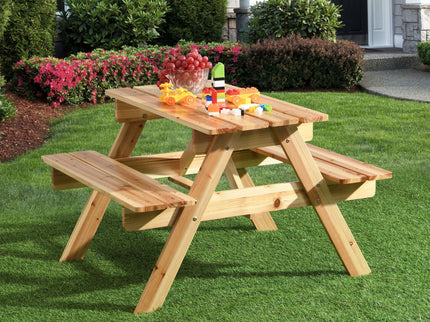 Durable Solid Wood Children's Dining Table And Chairs Set, Multi-Functional