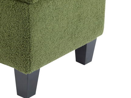 Ottoman Bench & Storage - Green
