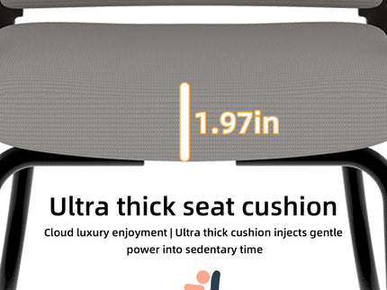 Minimalist Office Chair & Soft Backrest
