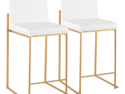 Fuji - Contemporary High Back Stylish Counter Stool