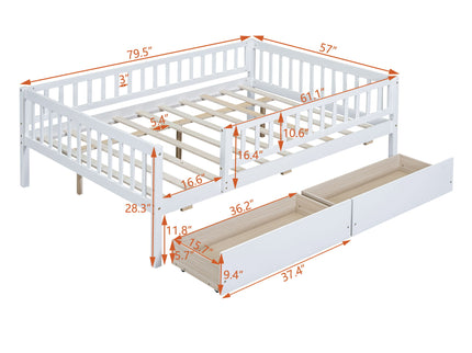 Multi Functional Wooden Daybed Bed