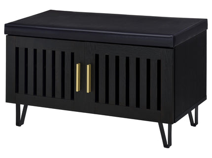 Clackamas - 2 Door Storage Bench With Padded Seat