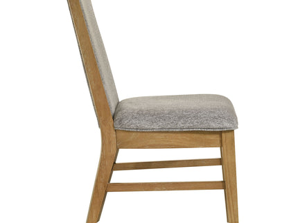 Teleli - Dining Side Chair (Set of 2) - Natural / Gray