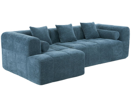 Sectional Free Combined Sofa With 2 Side Pockets