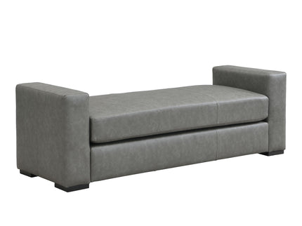 Ottoman With Unique Armrest Design For Living Spaces