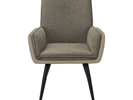 Dining Chair For Kitchen (Set of 2) - Brown / Gray