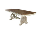 White / 9 Pc. Table, 8 Chairs