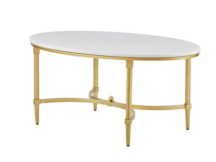 Bordeaux - Coffee Table - White / Gold