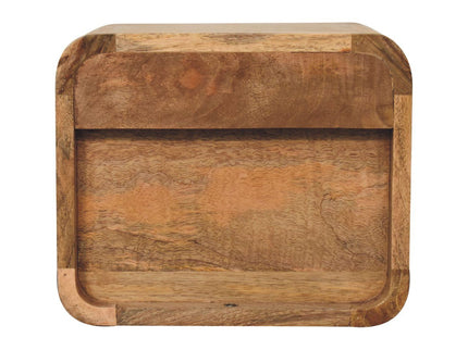 Mini Floating Open Bedside - Oak