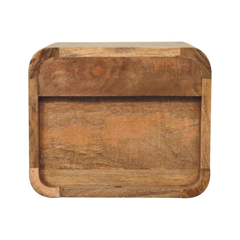 Mini Floating Open Bedside - Oak
