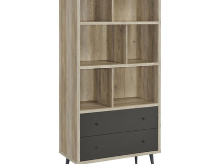 Minerva - 3 Shelf Bookcase With Drawers - Natural
