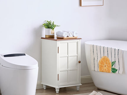 Floor Cabinet With Adjustable Shelf, Storage For Entryway