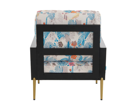 Modern Armchair With Solid Wood Frame