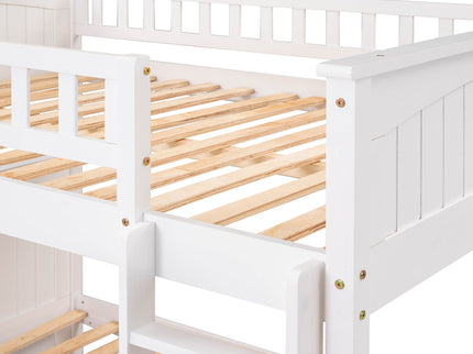 Bunk Bed With Twin Size Trundle, Guardrails