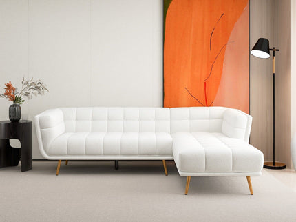 Addison - L Shape Sectional Sofa Tufted