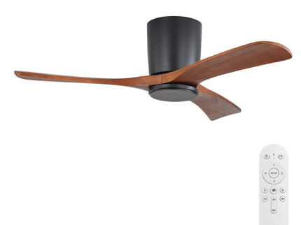 42" Flush Mount Ceiling Fan With 3 Blades, DC Reversible Motor