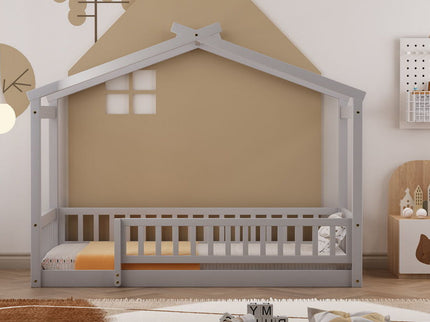 Bed House Bed Frame With Fence