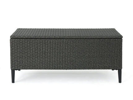 Rupert - Storage Unit Resin Wicker Outdoor