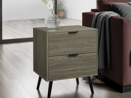Modern Accent Table With Storage Drawers